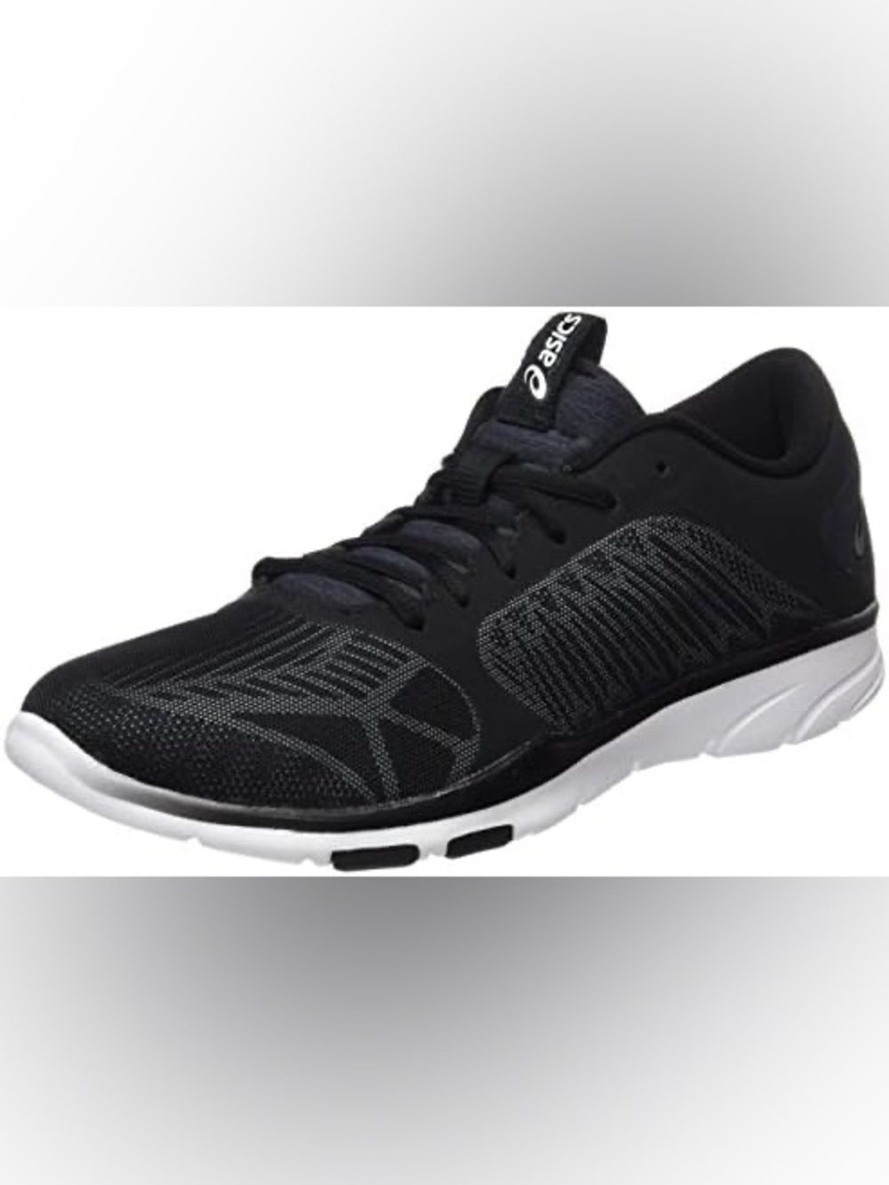 NWT Women’s Asics Gel-Fit Tempo 3 Black and White Sneakers 6